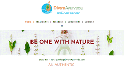 Desktop Screenshot of divyaayurveda.com