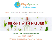 Tablet Screenshot of divyaayurveda.com